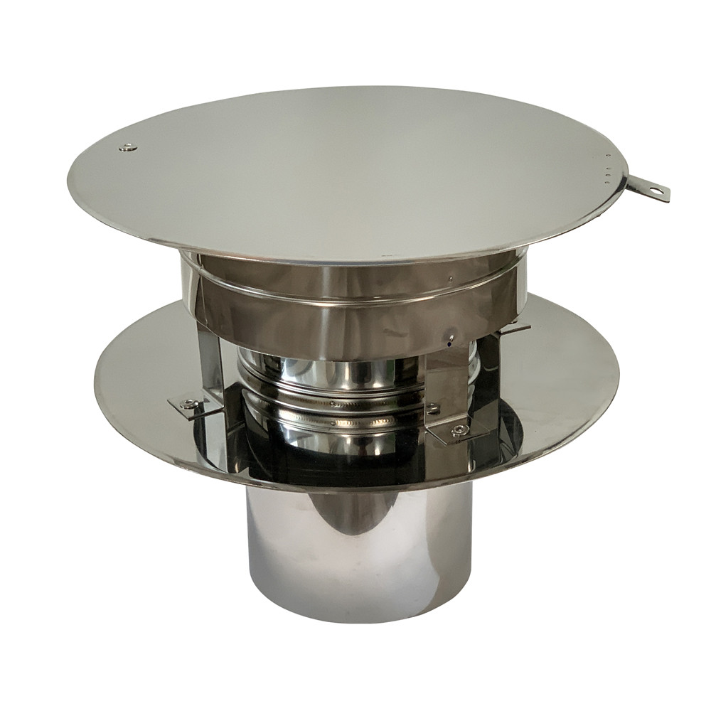 Chapeau pour flexible avec trappe de nettoyage 200 mm
