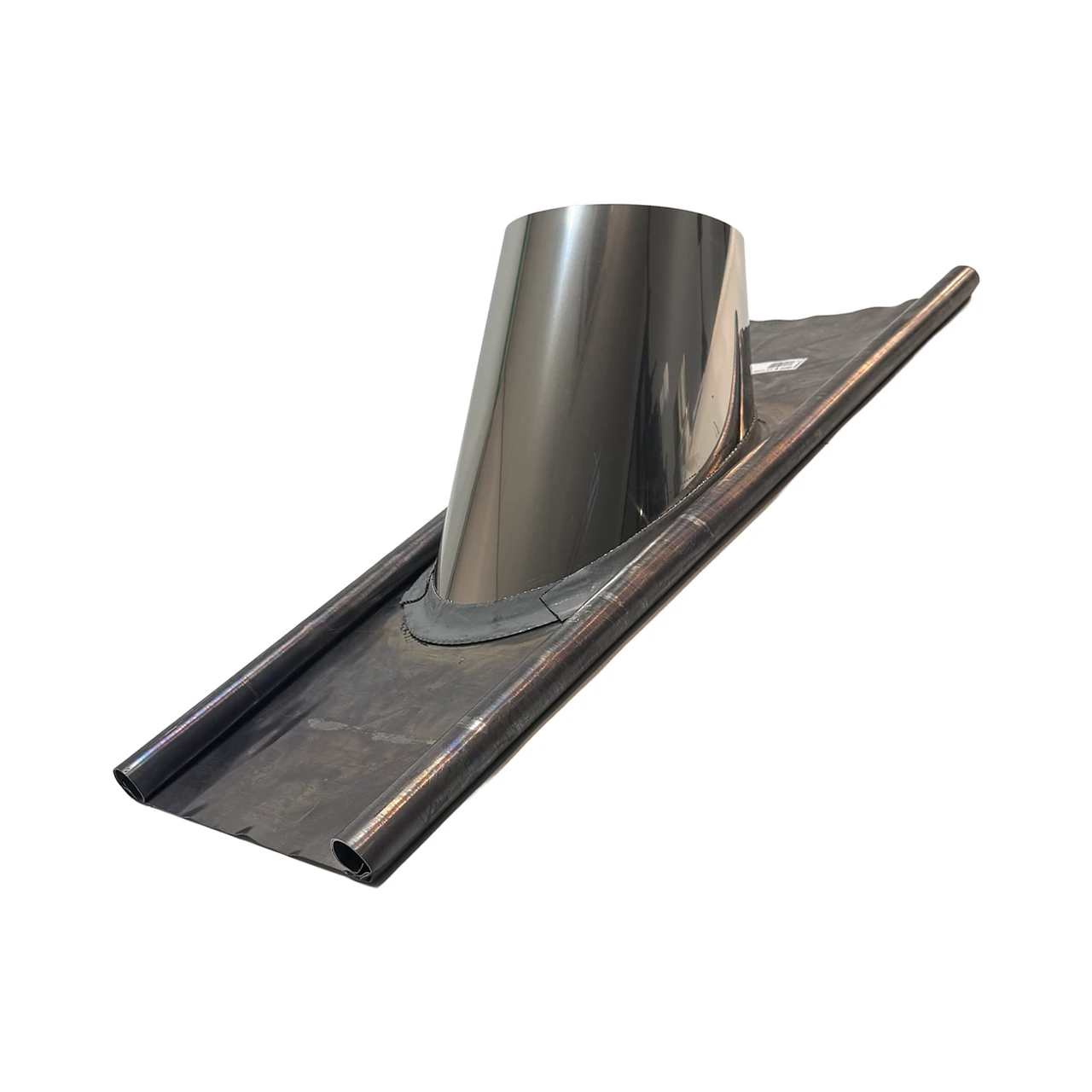 Solin en pente, plaque plomb 30-45° pour 150 mm